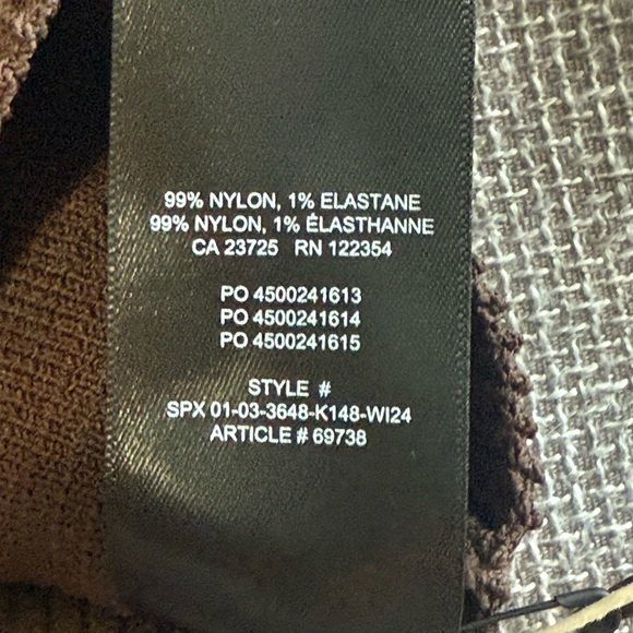 Aritzia Chocolate Ribbed Tank Top - Picture 5 of 6